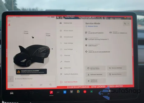2023 Tesla Model 3 Performance Dual Motor All-Wheel Drive from USA, damaged, VIN 5YJ3E1EC2PF382633